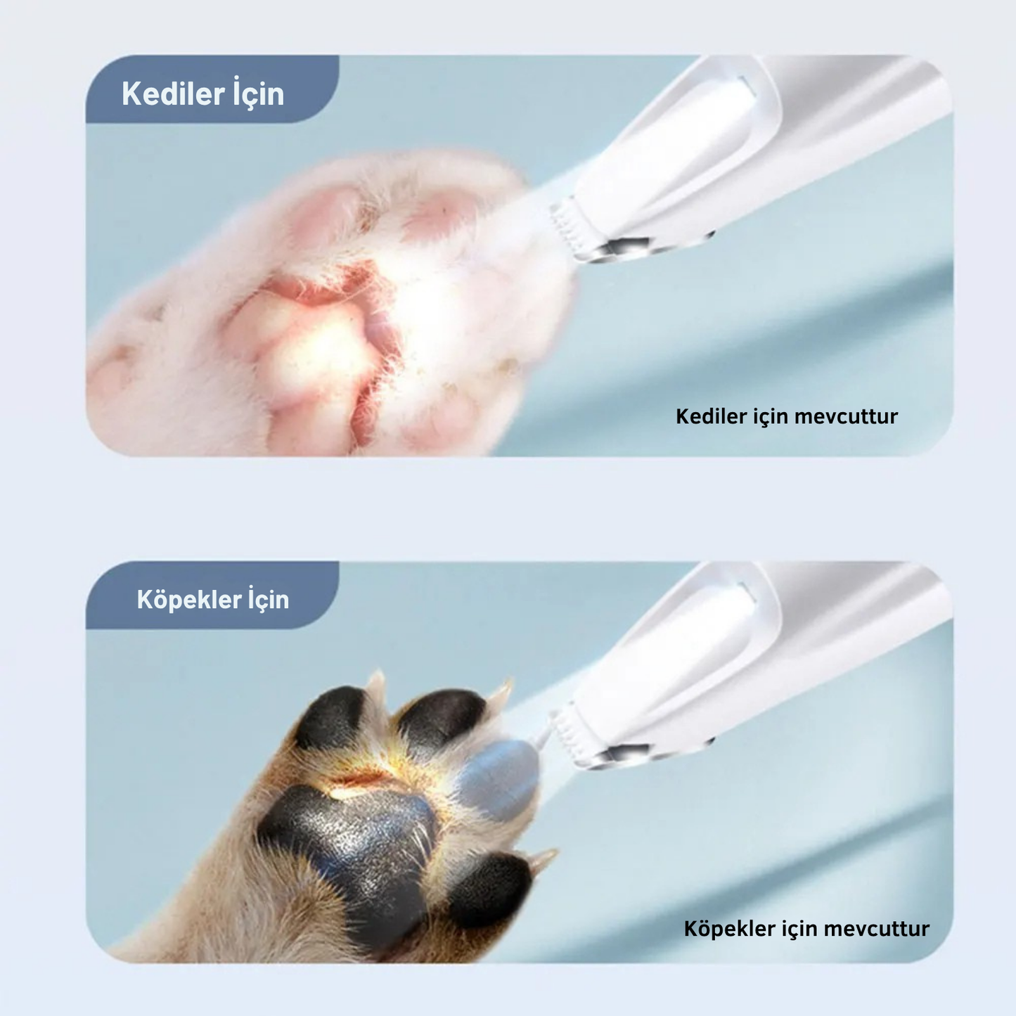 LED Işıklı Pet Tıraş Makinasi
