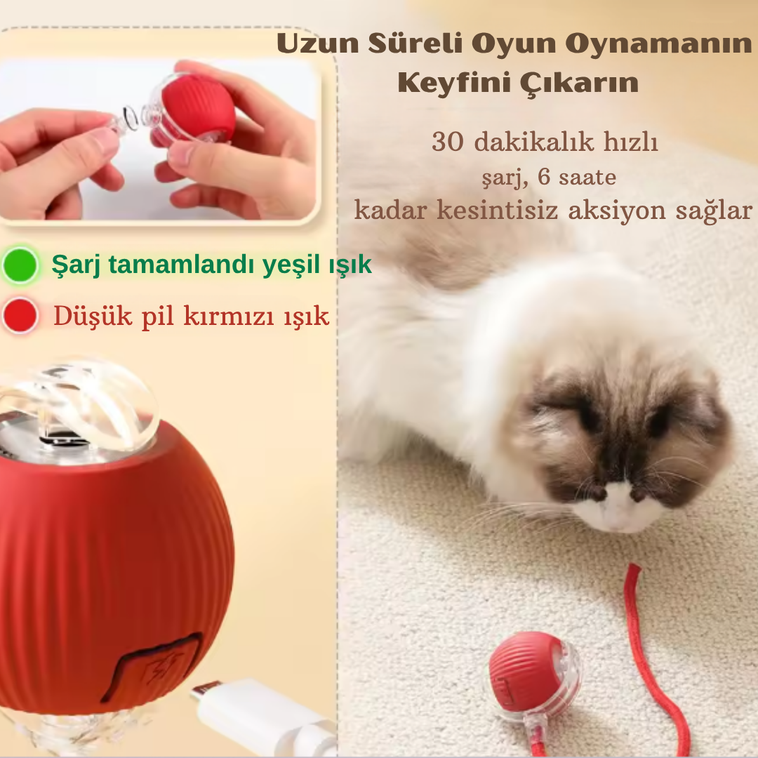 Işıklı Otomatik Hareket Eden Top