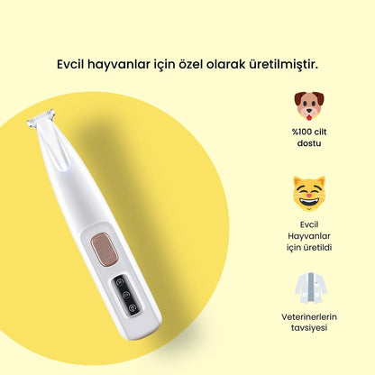 LED Işıklı Pet Tıraş Makinasi