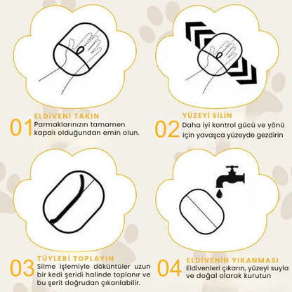 PawPet Tüy Toplayıcı Eldiven